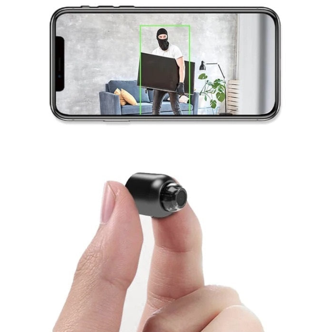 2-Pack Mini WiFi Security Cameras - 1080P HD, 140-Degree Wide Angle, Night Vision