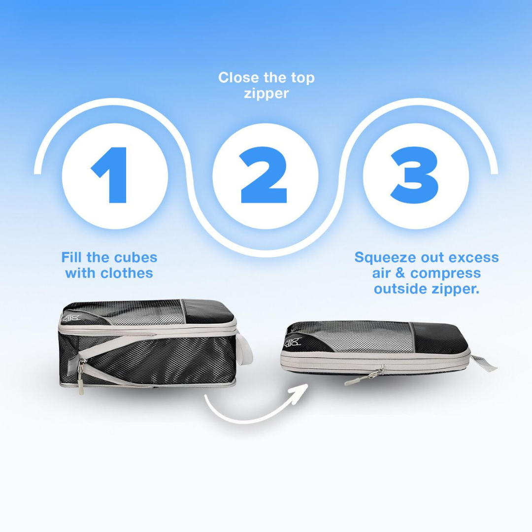 5-Piece Compression Packing Cube Set