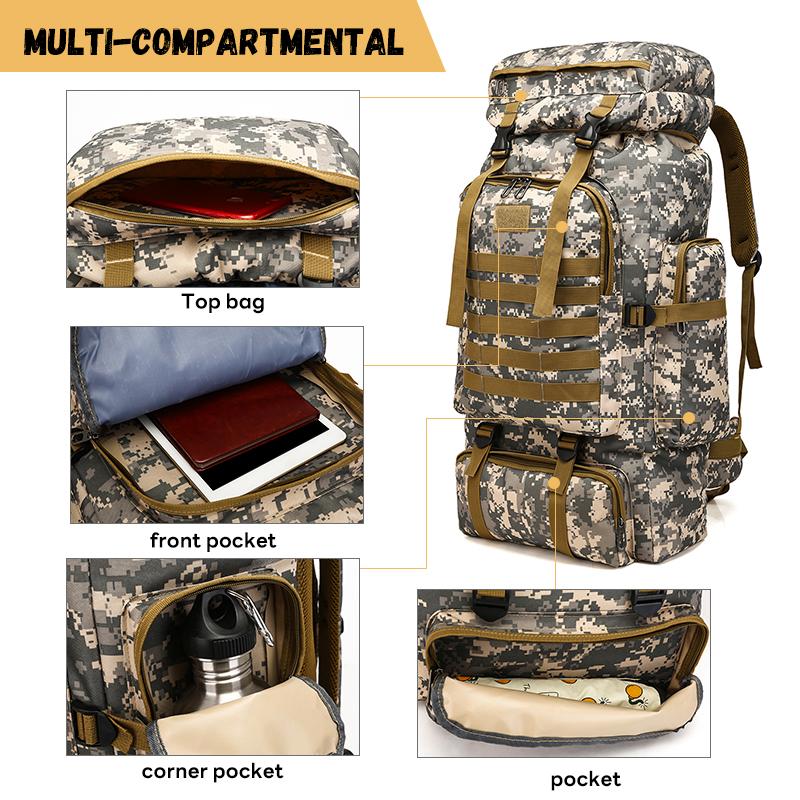 80L Outdoor Backpack
