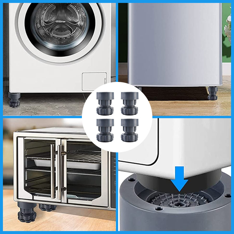 Adjustable Washing Machine Feet - Noise-Reducing & Durable