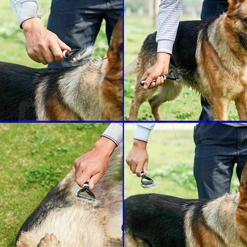 Dual-Sided Pet Deshedding Comb – SmoothGroom