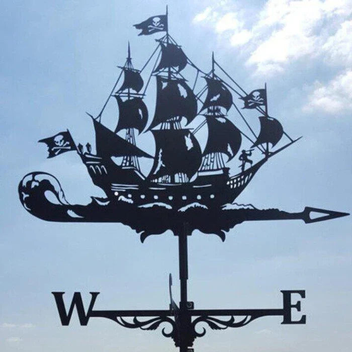 Durable Witch Weather Vane for Garden Magic