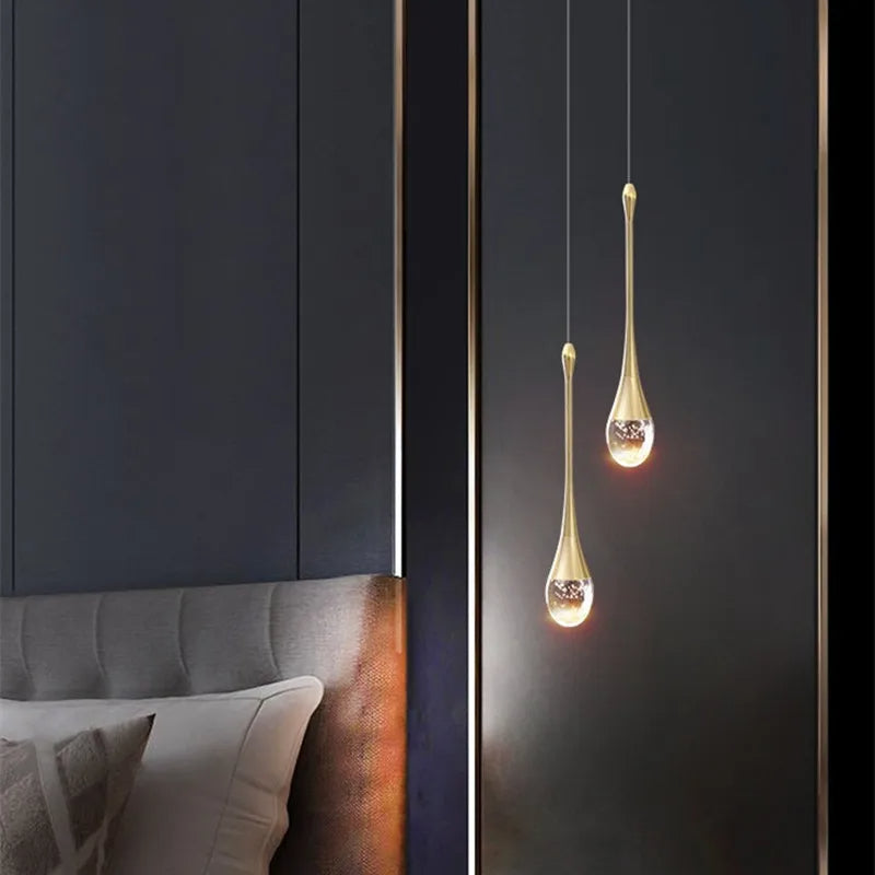 Elegant Glass Pendant Light for a Cozy Atmosphere – Warm Light