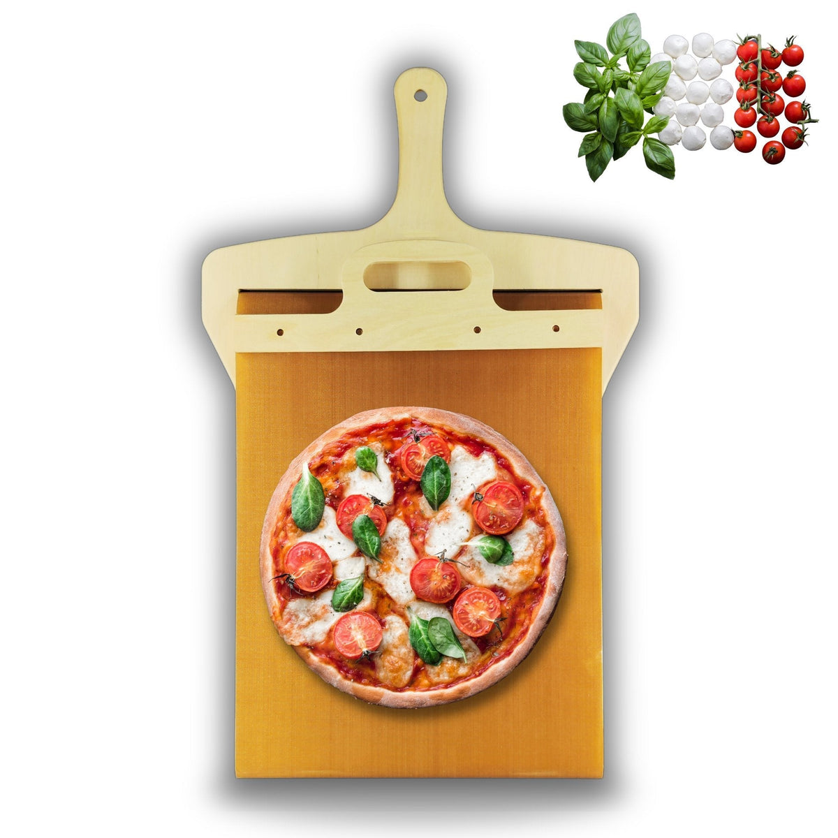 Food-Safe Pizza Peel with Sliding Mechanism