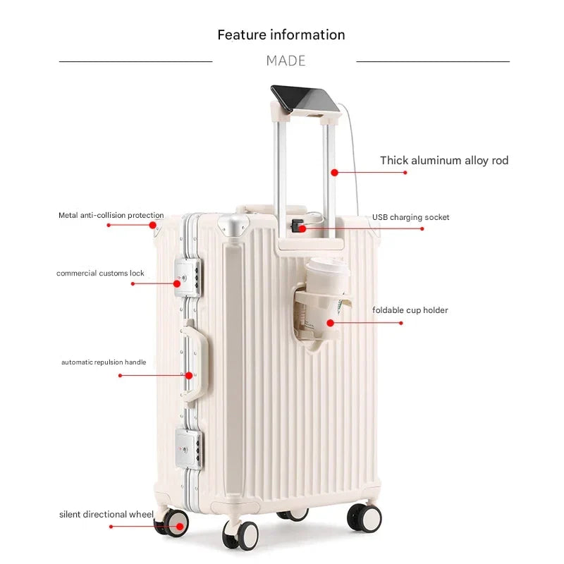 Hardside Suitcase with Aluminium Frame