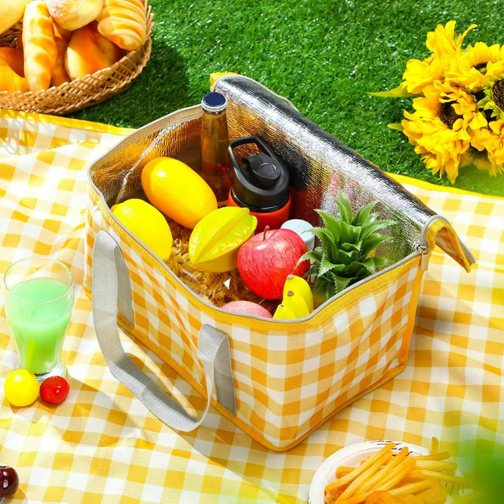 Insulated Cooler Bag for Picnics, Camping, and Lunch