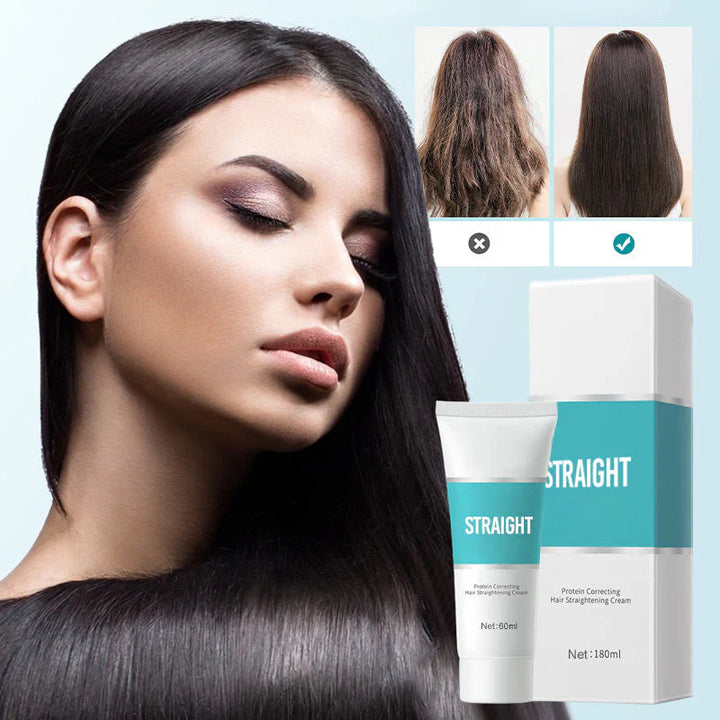 Keratin Straightening Cream - Anti-Frizz Hair Care