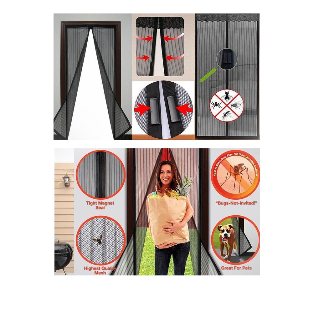 Magnetic Mosquito & Insect Screen for Doors