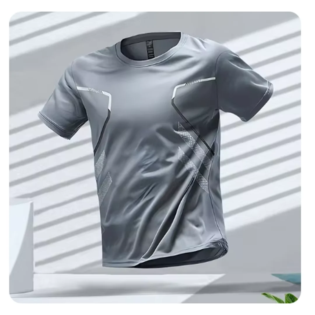 Men's Breathable Quick-Drying Sports T-Shirt for Training
