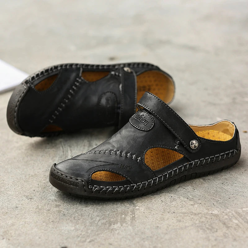 Men's Breathable Slip-On Sandals for Daily Wear