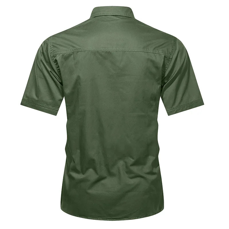 Men's Casual Button-Up Shirt