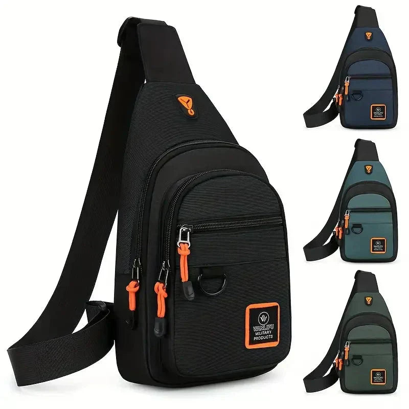 Men's Durable Waterproof Crossbody Shoulder Bag – Travel & Everyday Bag