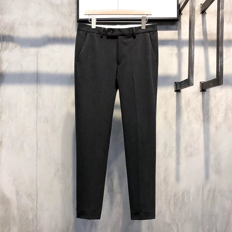 Men's Slim-Fit Formal Trousers