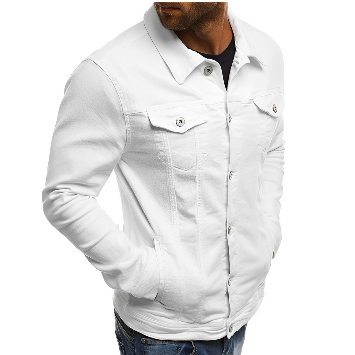 Men's Trucker Jacket – A Striking Combination of Comfort and Style
