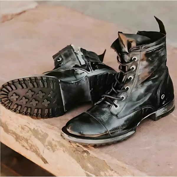 Men's Vintage Western-Style Boots