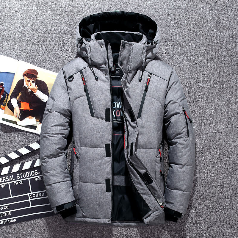 Men's Waterproof Winter Jacket - Warm and Durable