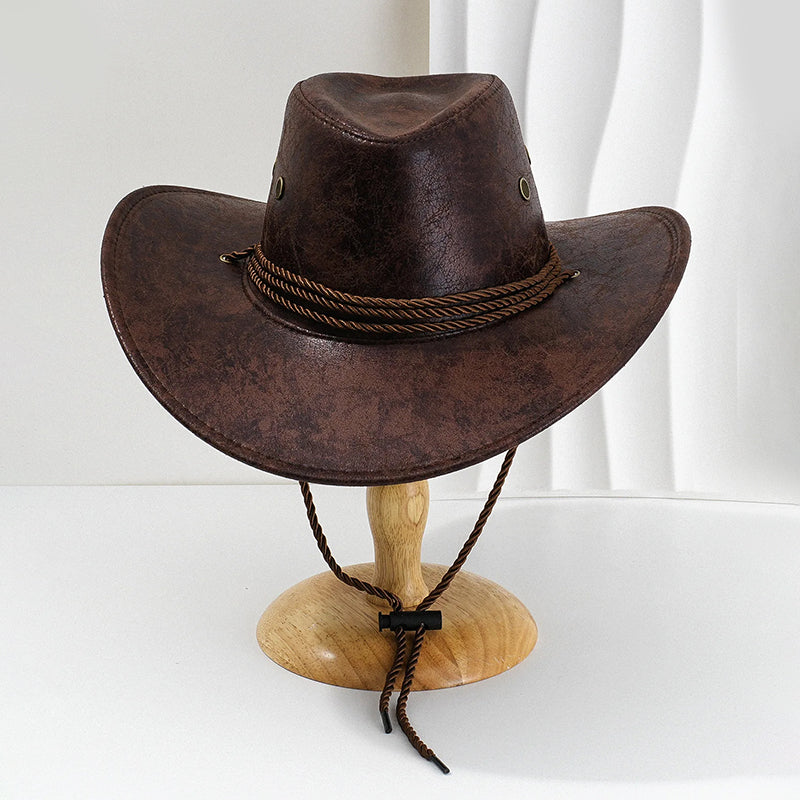 Men's Wide-Brim Cowboy Hat