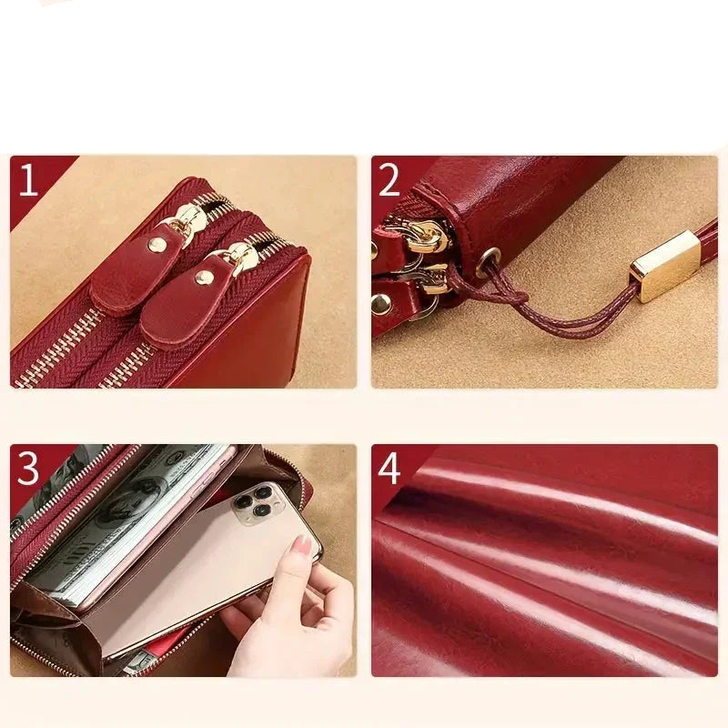 RFID Travel Wallet – Phone Pouch Clutch with Passport & Card Holder