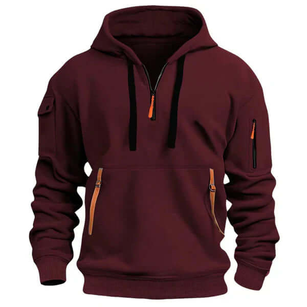 Soft and Stylish Men's Textured Hoodie