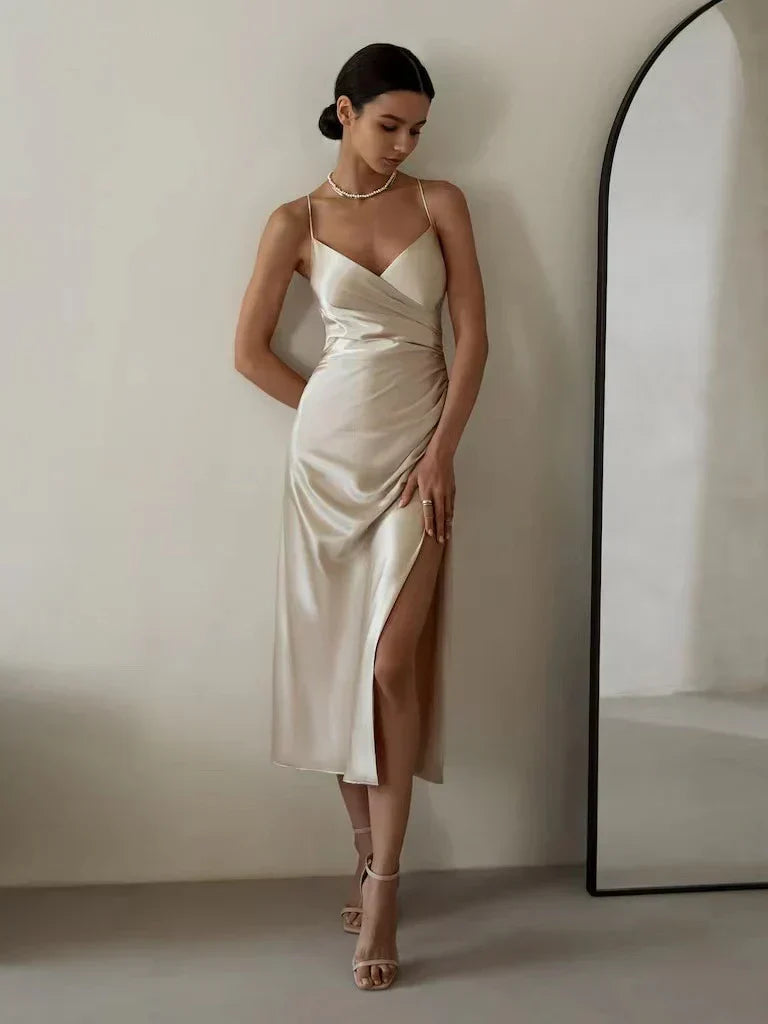 Strapless Slip Dress