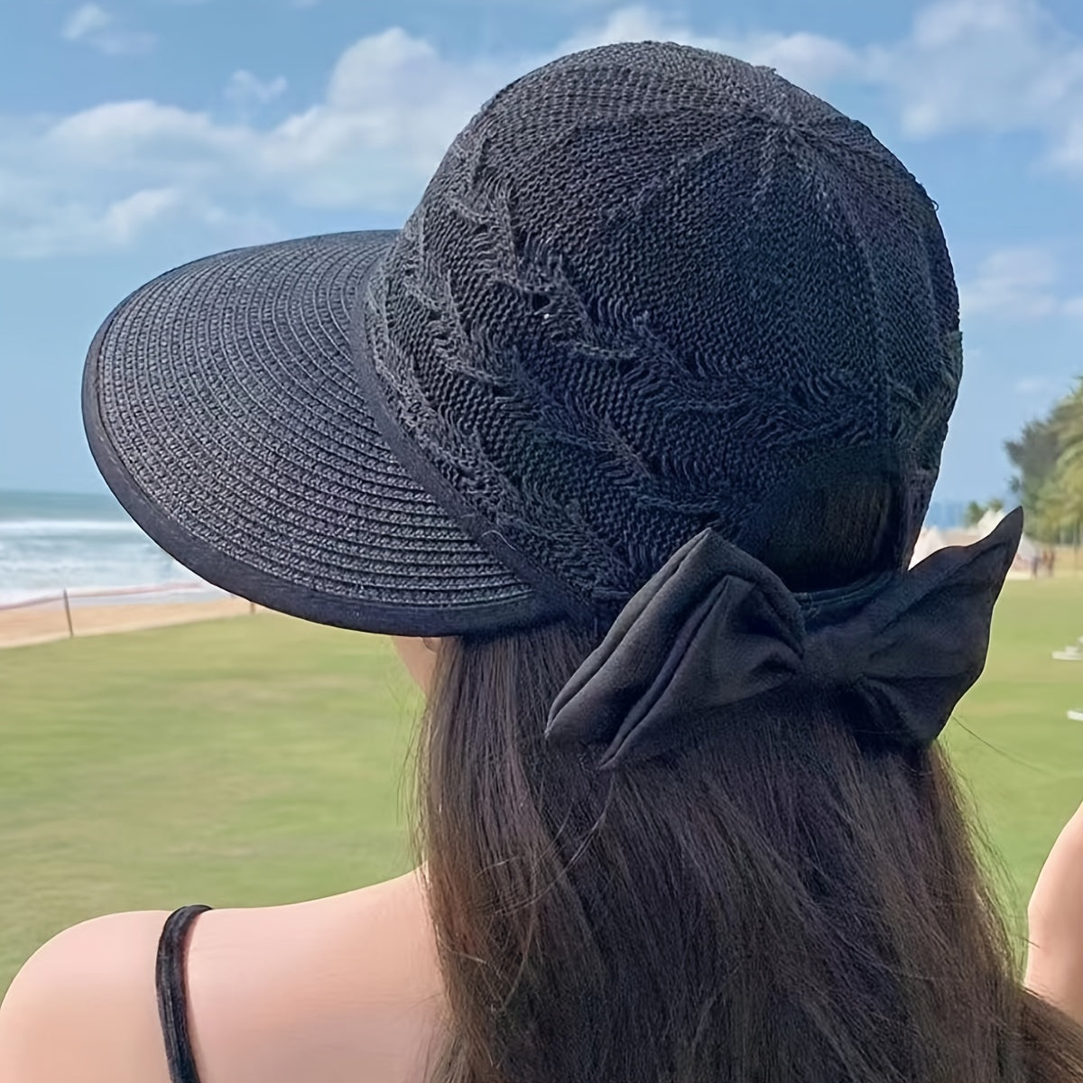 Summer Hat with Bow Detail
