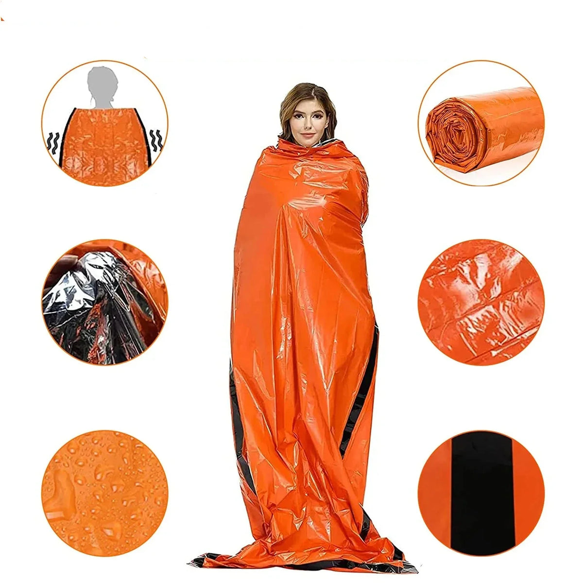 Thermal Emergency Rescue Bag | Waterproof Bivvy Sack for Outdoor Adventures