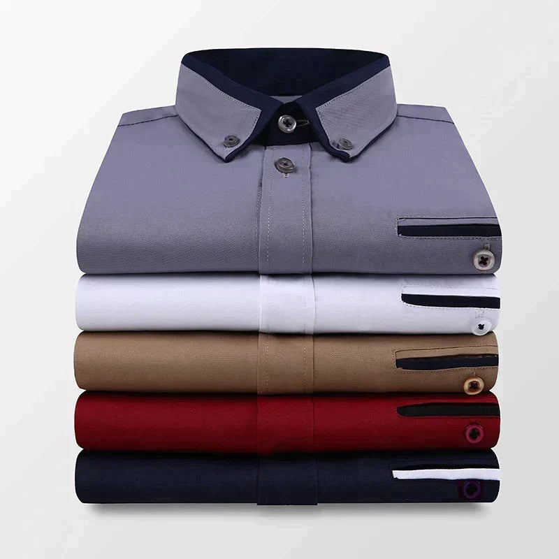 Timeless Turn-Down Collar Shirt