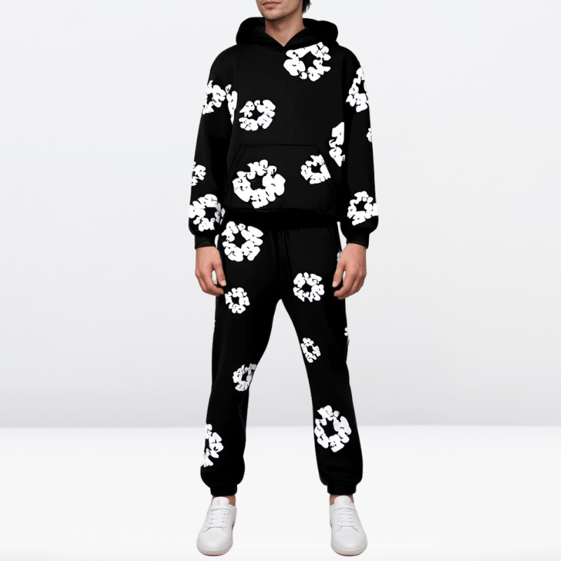 Unisex Casual Tracksuit with Hoodie and Track Pants