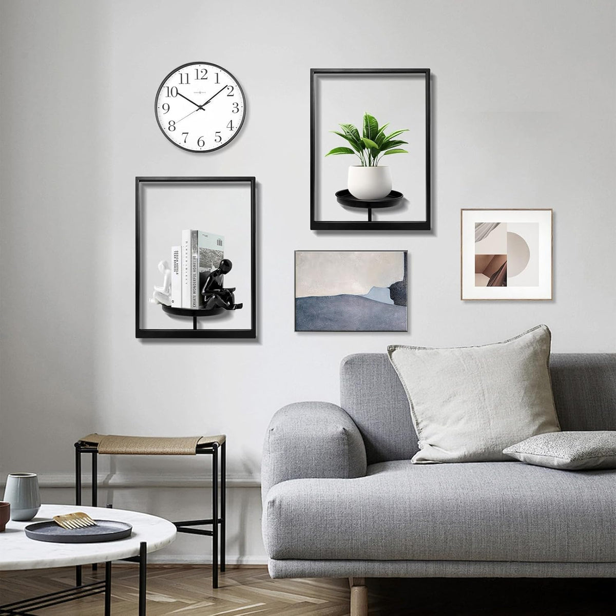 Wall Plant Holder - Modern Metal Design - Multifunctional & Space-Saving