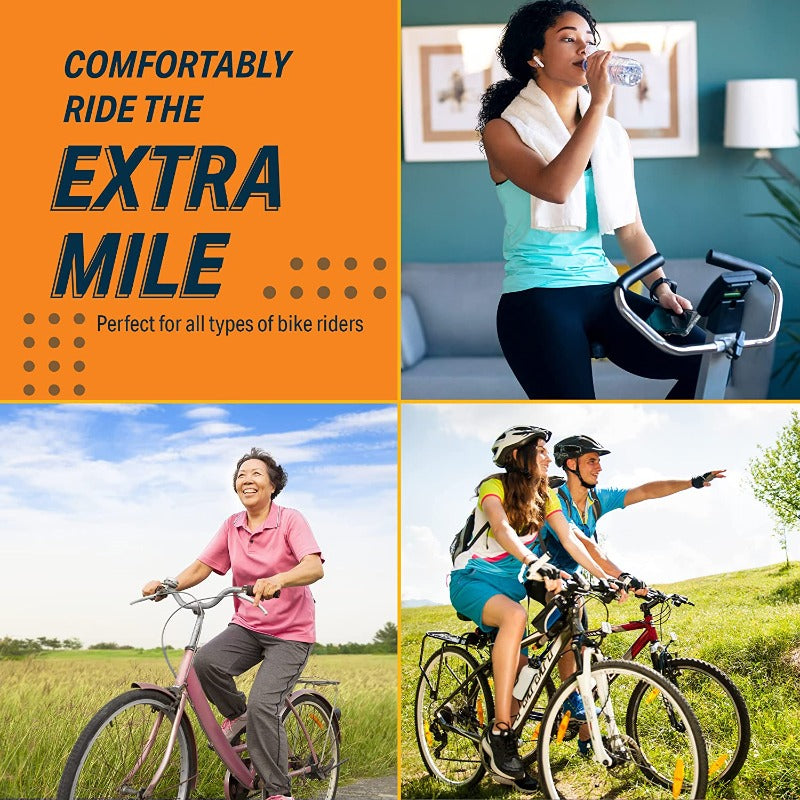 Wide Gel Bike Seat Cover for Stationary Spin Bikes