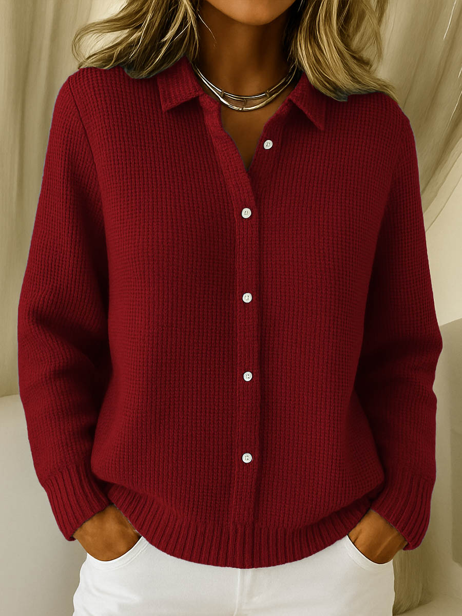 Women's Classic Button-Up Cardigan