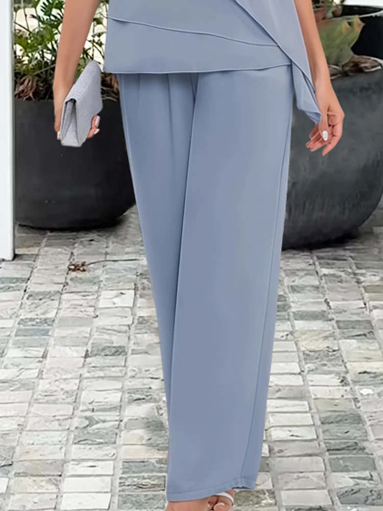 Women's Elegant Two-Piece Pants Set