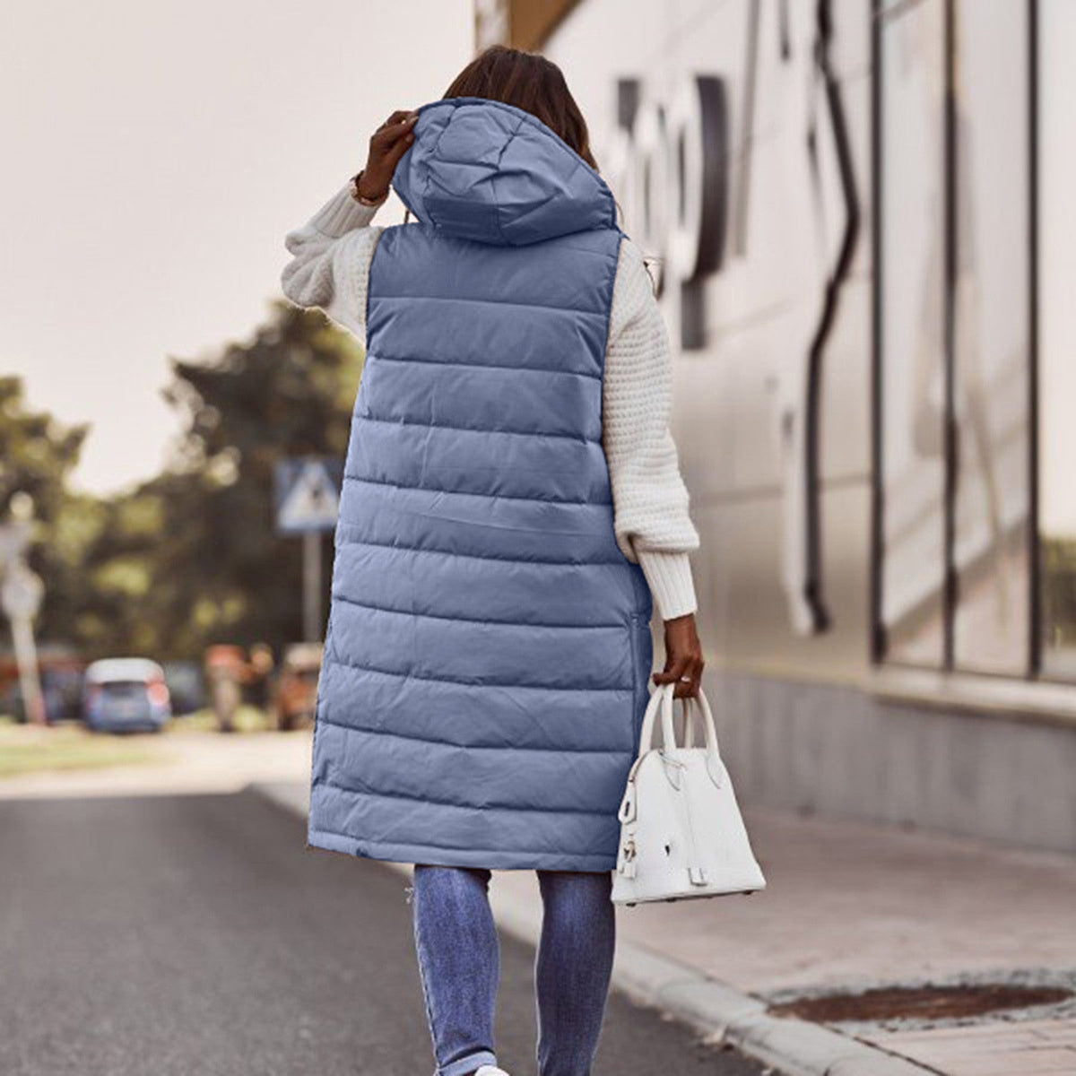 Women's Hooded Puffer Vest