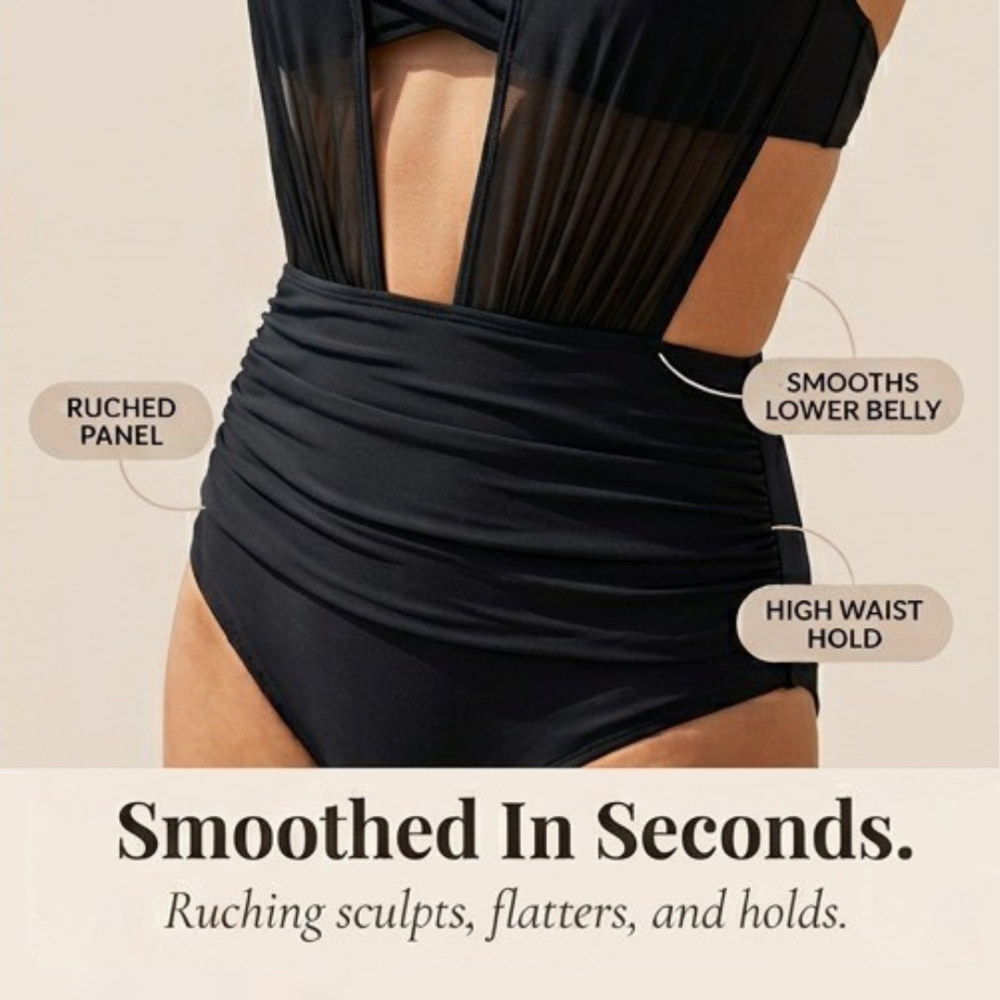 Women's Illusion Tummy Control Swimsuit