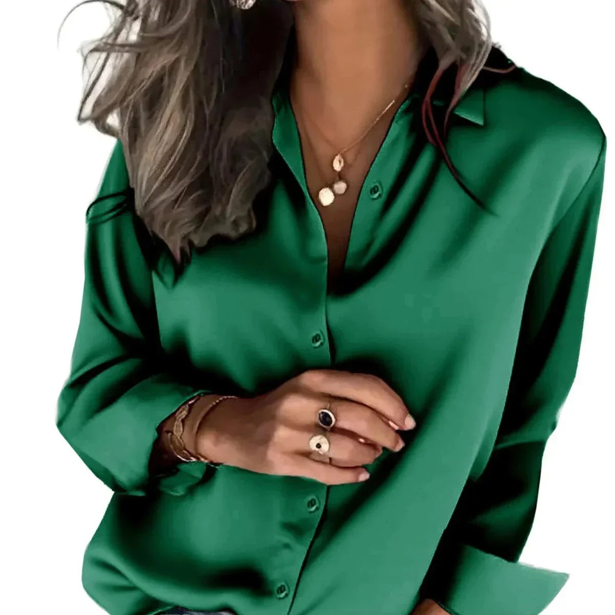 Women's Relaxed Fit Button-Down Shirt
