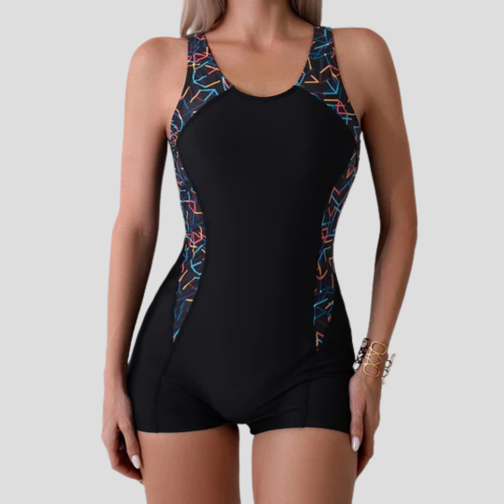 Women's Sporty Boyleg Swimsuit