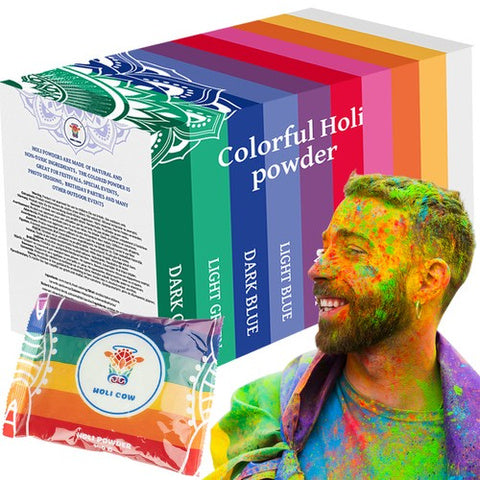 10-Color Holi Powder Set