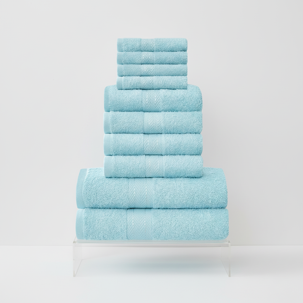 10-Piece Cotton-Rich Towel Set