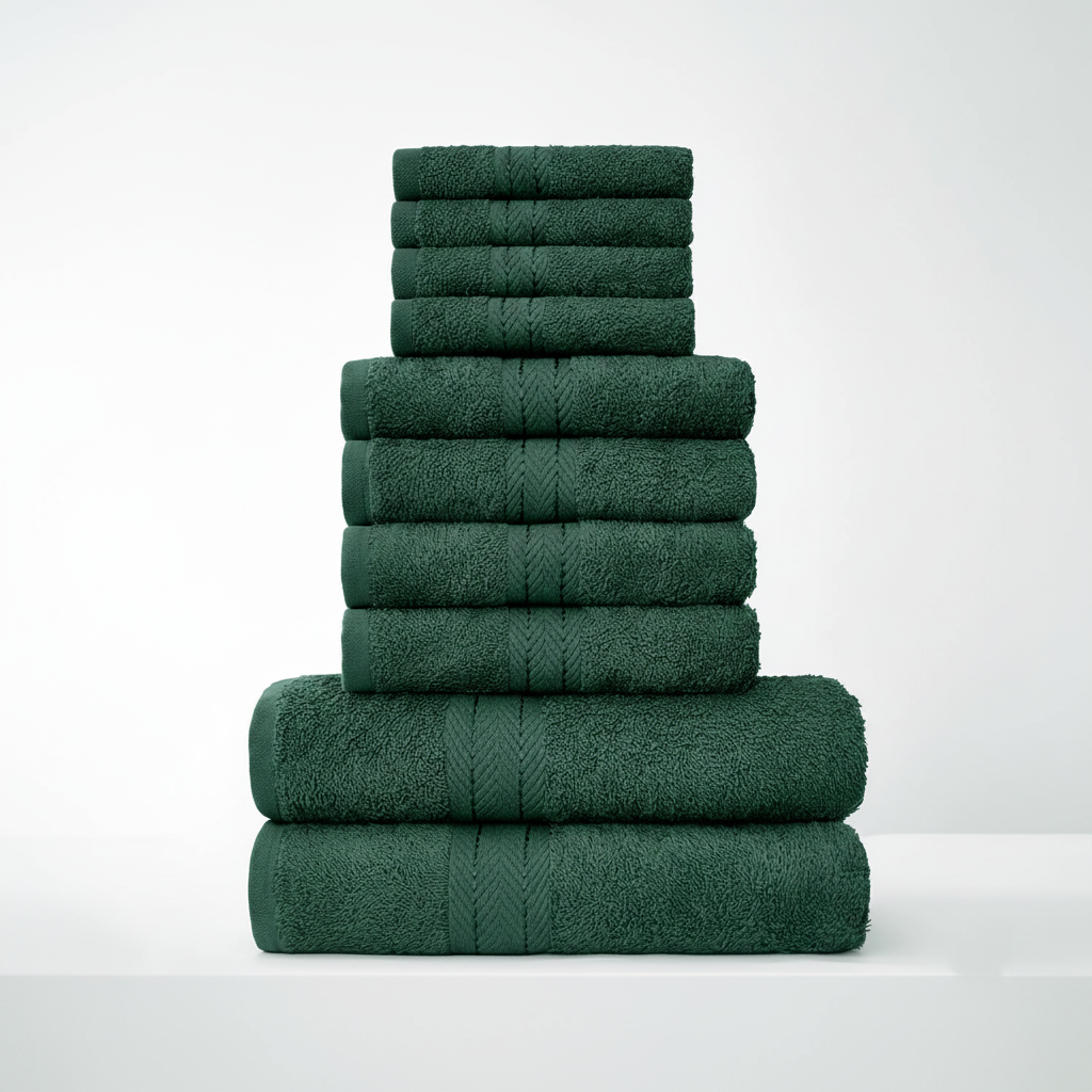10-Piece Cotton-Rich Towel Set