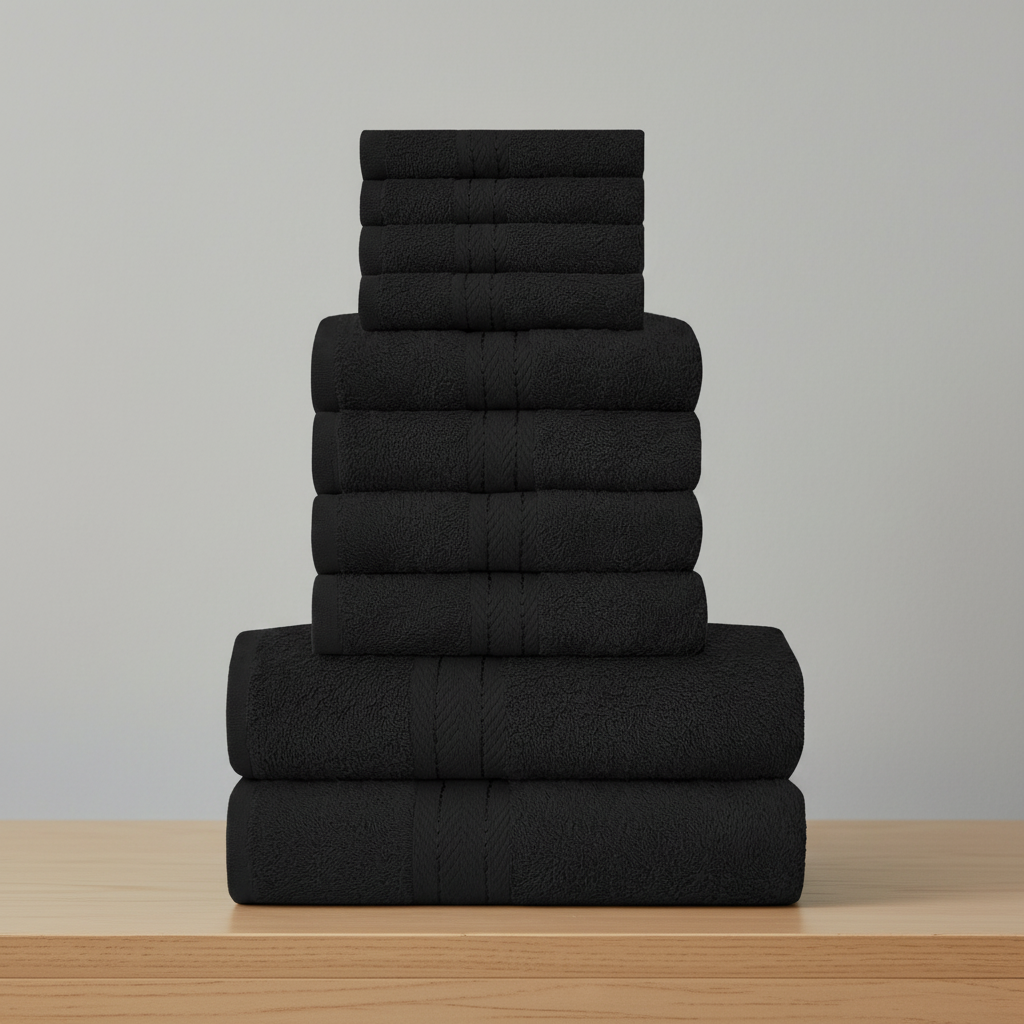 10-Piece Cotton-Rich Towel Set