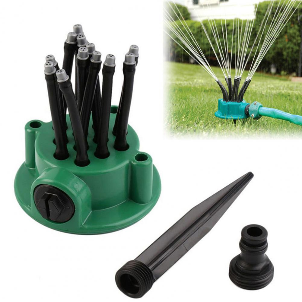12-in-1 Garden Watering System – Adjustable Sprinkler with 360-Degree Irrigation
