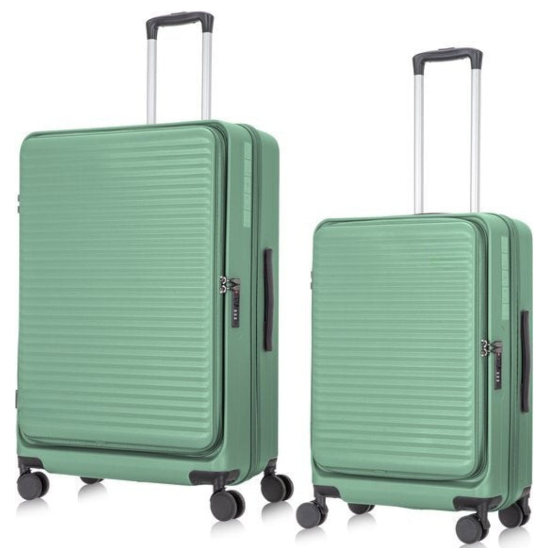 2-Piece Hardshell Luggage Set with Laptop Compartment