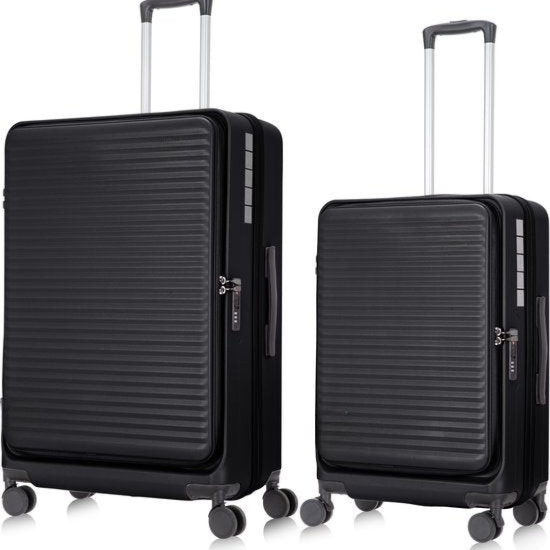 2-Piece Hardshell Luggage Set with Laptop Compartment