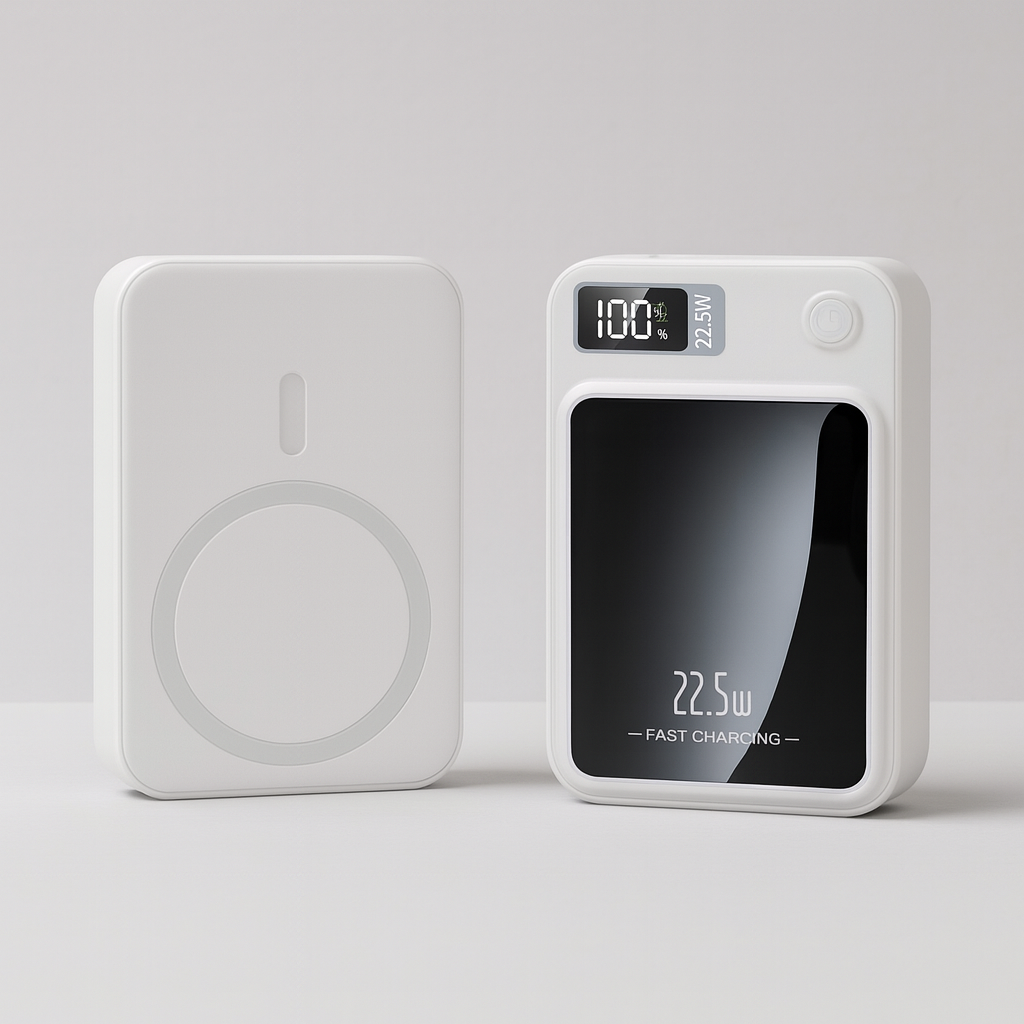 20000mAh Portable Power Bank with 22.5W Fast Charging and Wireless Charging – Slim and Portable