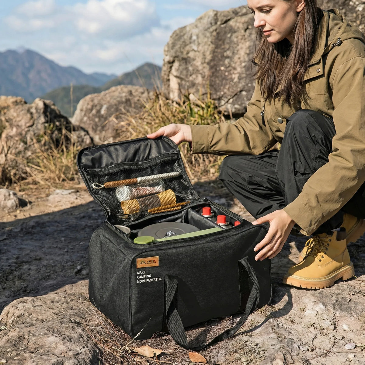24L Folding Camping Organizer