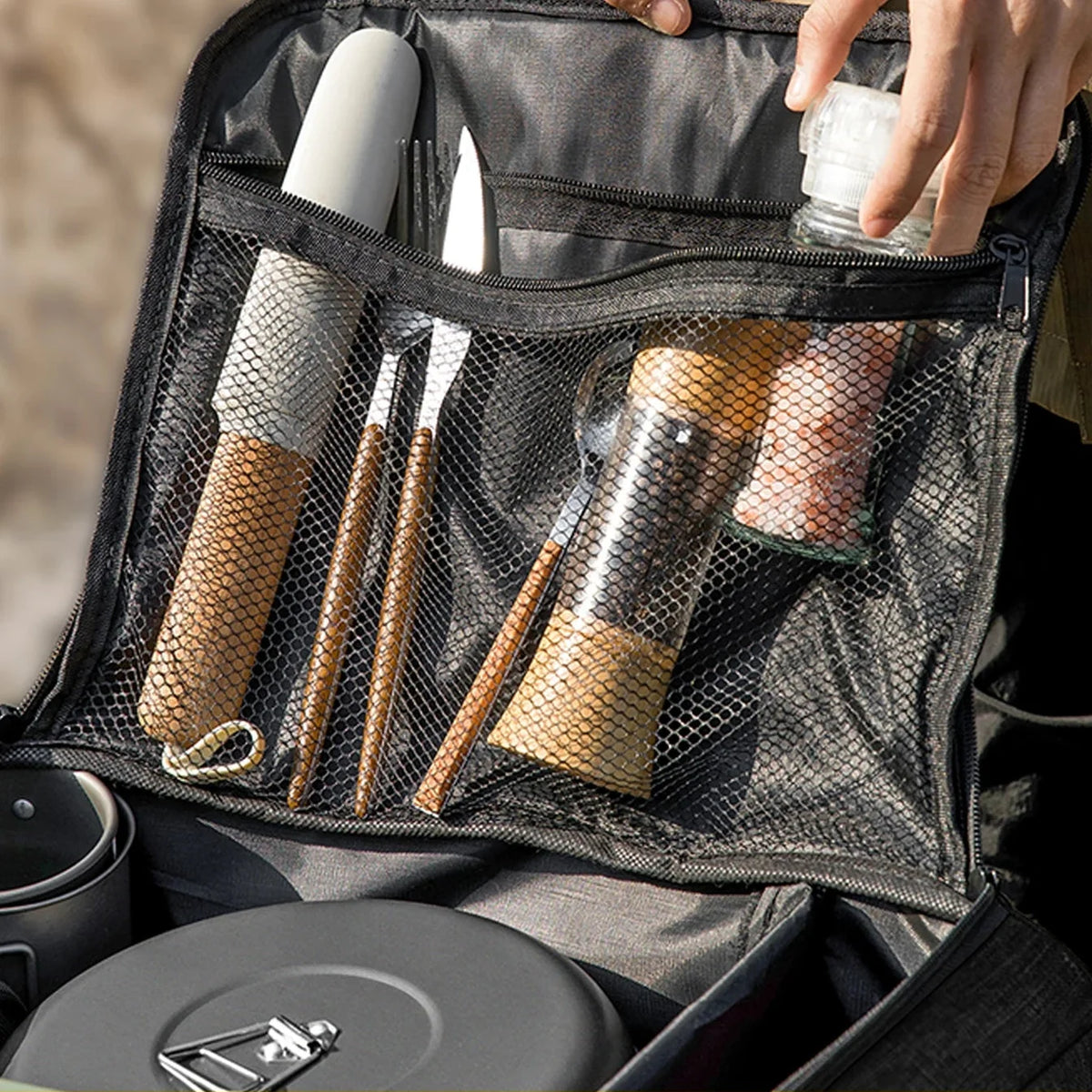 24L Folding Camping Organizer