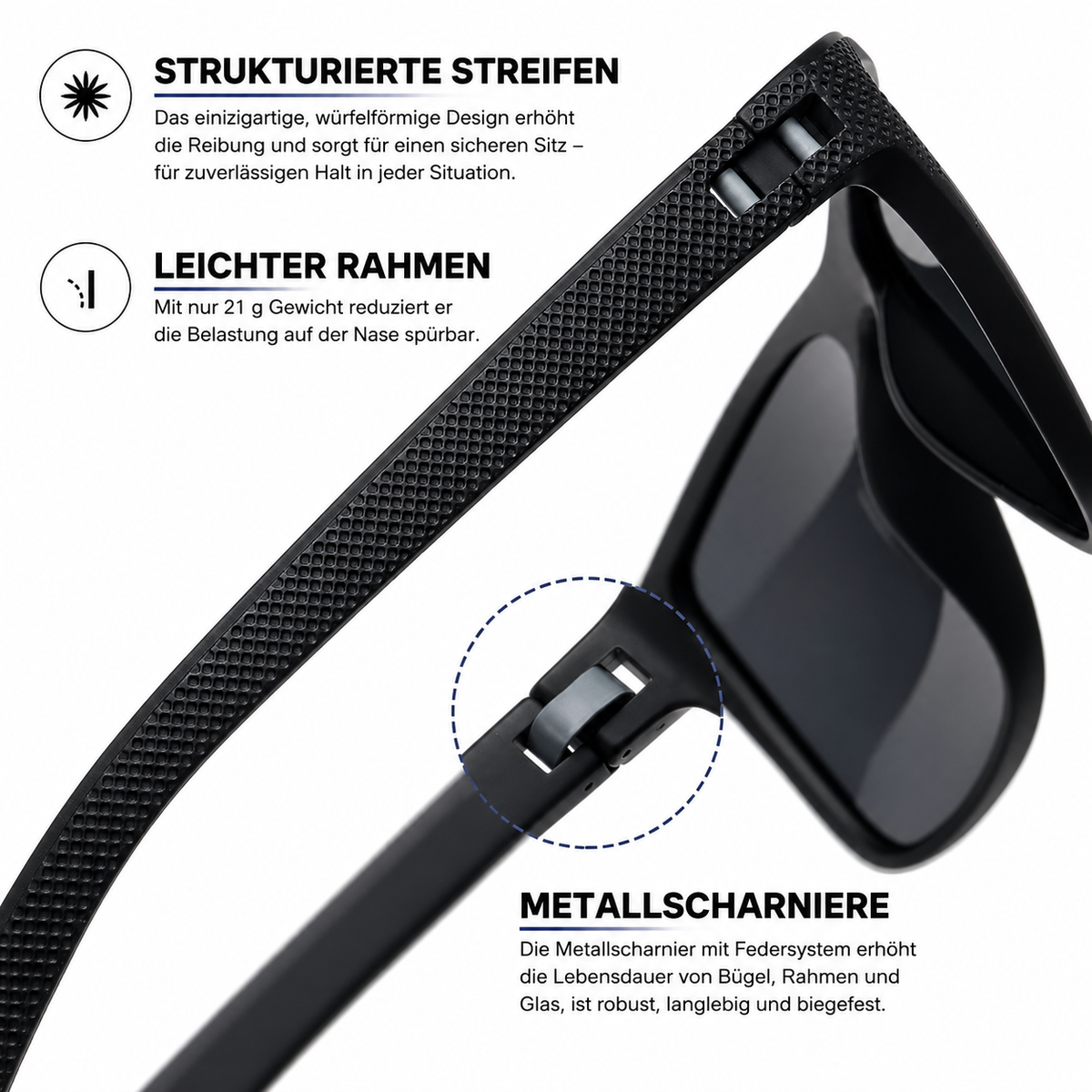 3-Pack Polarized UV400 Sunglasses