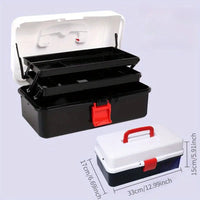3-Tray Tackle Box with Latch