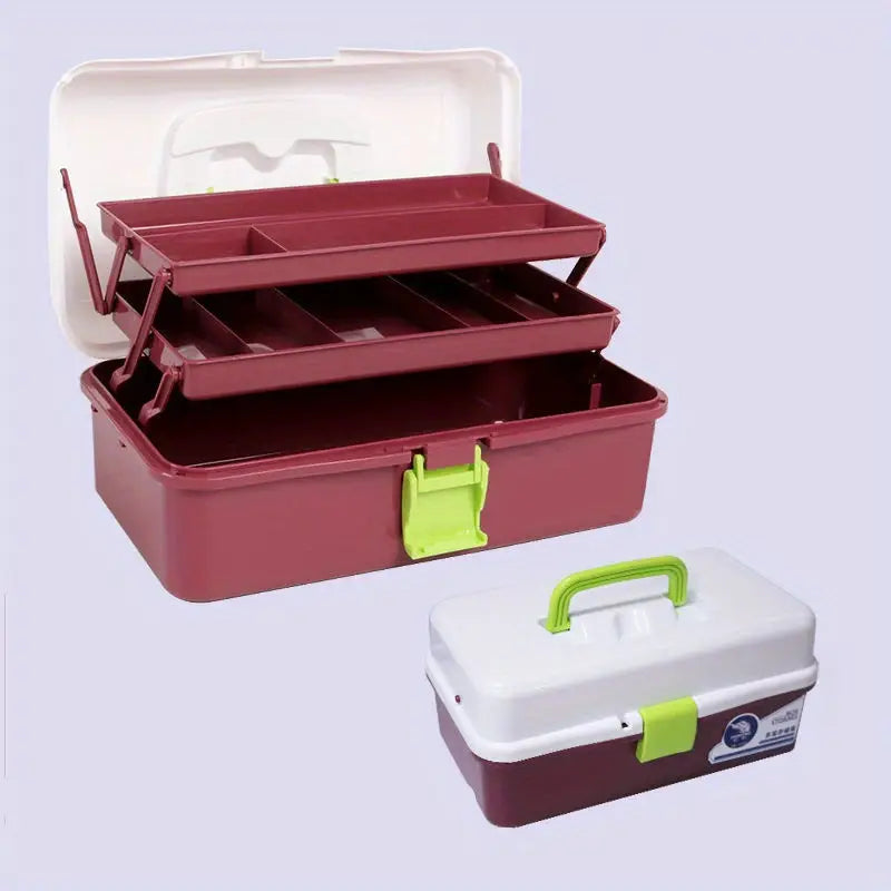 3-Tray Tackle Box with Latch