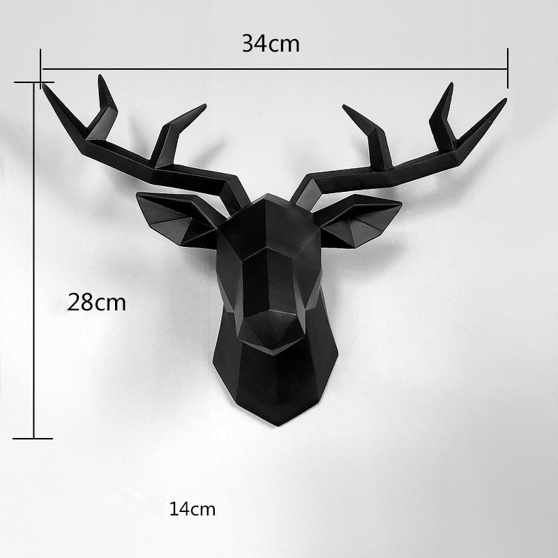 3D Reindeer | Modern Deer Art